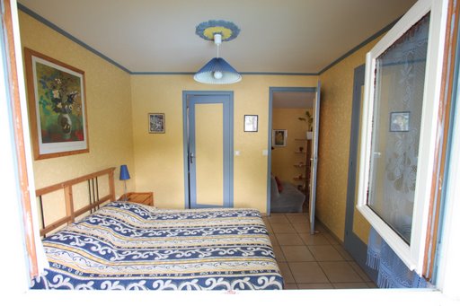 Chambre du gite de ville T2
